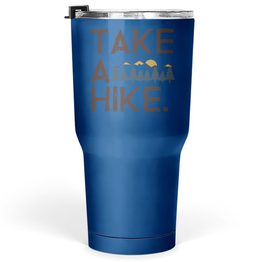 Take A Hike Printed Short Sleeves Tumbler 30 Oz Casual Camping Hiking Graphic Tumblers 30 oz Tops