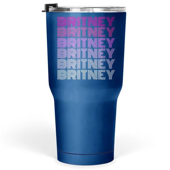Retro Style Britney Pink Ombre Tumbler 30 Oz