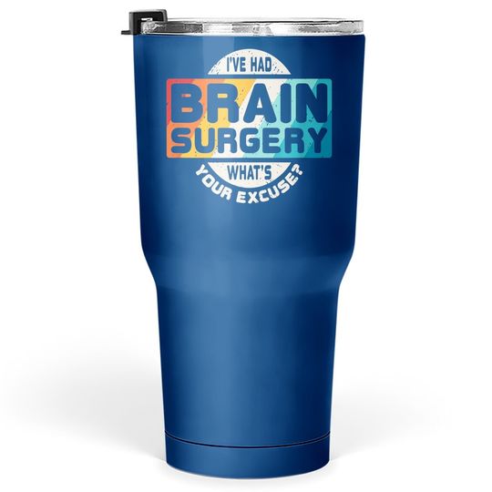 Brain Surgery Tumbler 30 Oz Survivor Post Cancer Tumor Recovery Gift