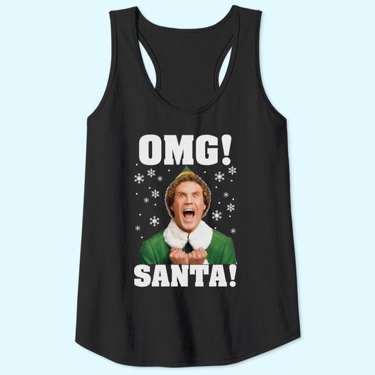 OMG Santa Buddy Elf Christmas Tank Tops