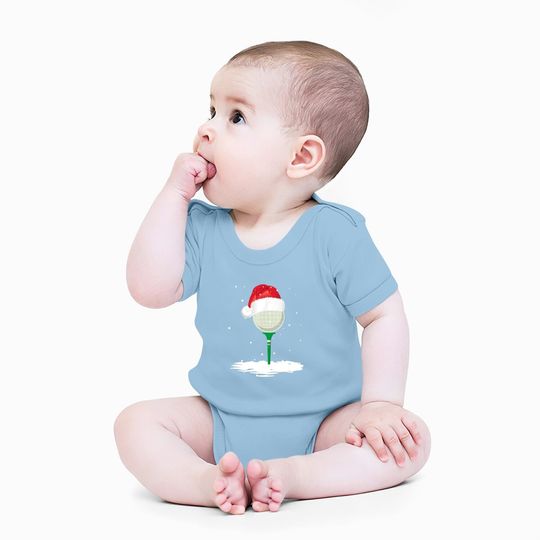 Christmas Golf Baby Bodysuit