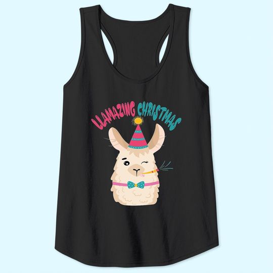 Discover Have A Llamazing Christmas Cute Tank Tops