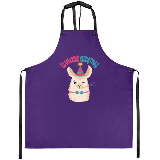 Discover Have A Llamazing Christmas Cute Aprons