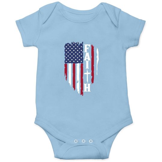 4th Of July Baby Bodysuit American Flag Graphic Tees Patriotic Stars Stripes Independence Day Tops