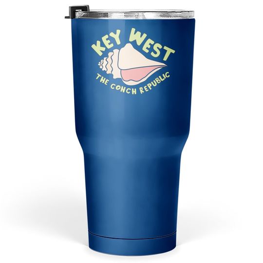 Key West Conch Florida Keys Gift Seceded Conch Tumbler 30 Oz