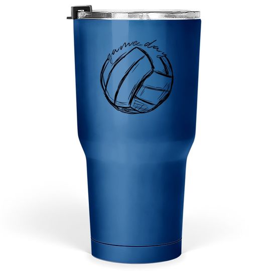 Volleyball Game Day For Volleyball Lovers Tumbler 30 Oz