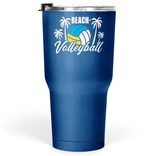 Beach Volleyball Tumbler 30 Oz