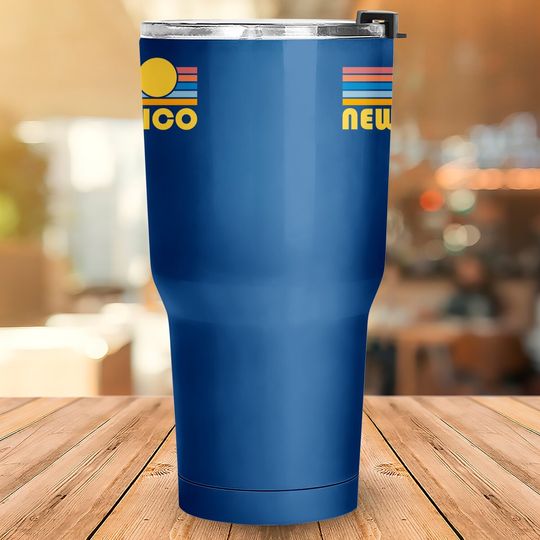 New Mexico Retro Sunset Tumbler 30 Oz