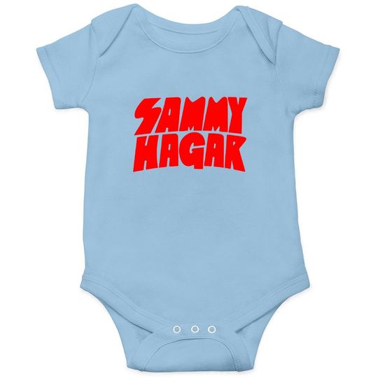 Katrina M Vaughn Samm Short Sleeve Baby Bodysuit,sammy Hagar Logo,large