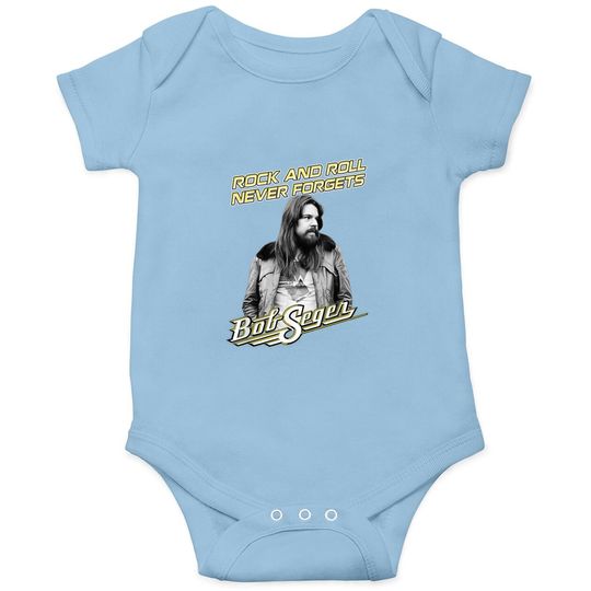 Vintage Bob Arts Seger Rock And Roll Gift For Fan And Lovers Baby Bodysuit