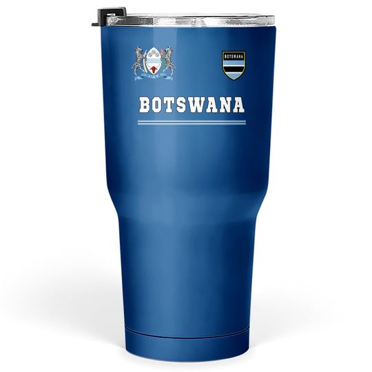 Botswana Sport Soccer Jersey Tumbler 30 Oz