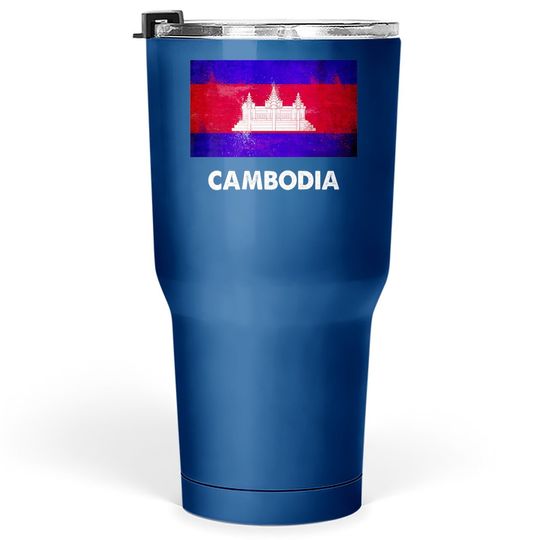 Cambodia Flag Cambodian Tumbler 30 Oz