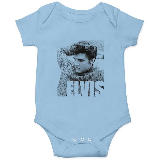 Elvis Presley Relaxing Poster Baby Bodysuit