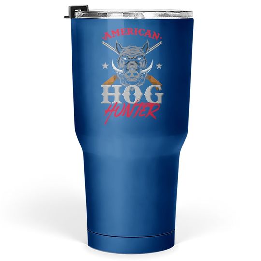American Hog Hunter Swine Boar Hunting Gift Tumbler 30 Oz