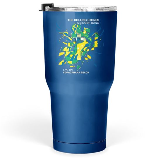Rolling Stones A Bigger Bang Bursting Tongue Logo Tumbler 30 Oz