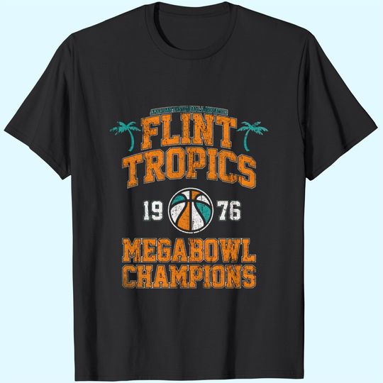 Discover Flint Tropics Megabowl Champions T-Shirts