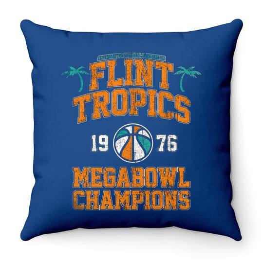 Discover Flint Tropics Megabowl Champions Throw Pillows