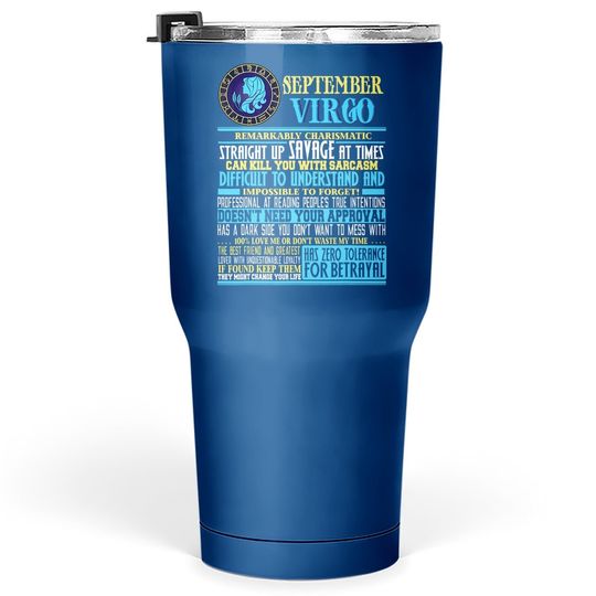 Virgo Facts September Virgo Tumbler 30 Oz