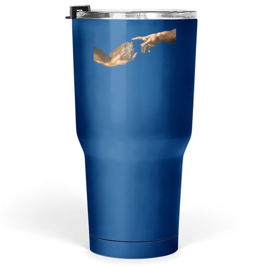 Michelangelo's Toad Parody, Creation Of A Toad Frog Tumbler 30 Oz