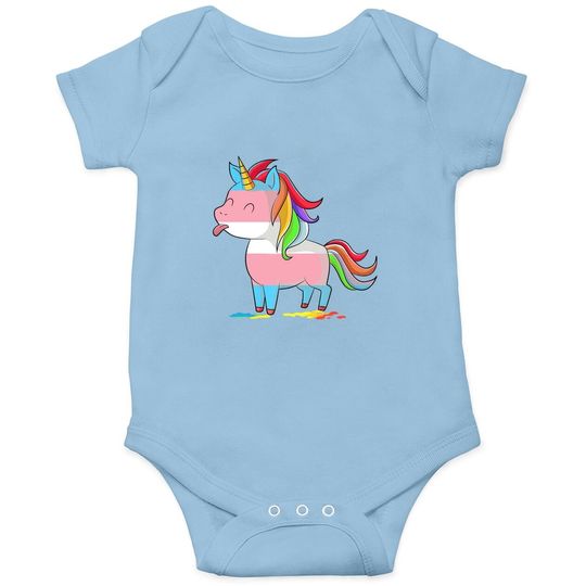 Transgender Unicorn-lgbtq Trans Pride Baby Bodysuit Baby Bodysuit