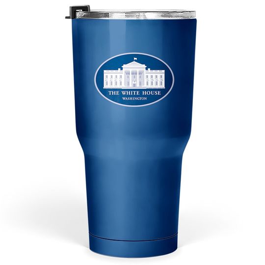 White House Washington Dc Logo Tumbler 30 Oz