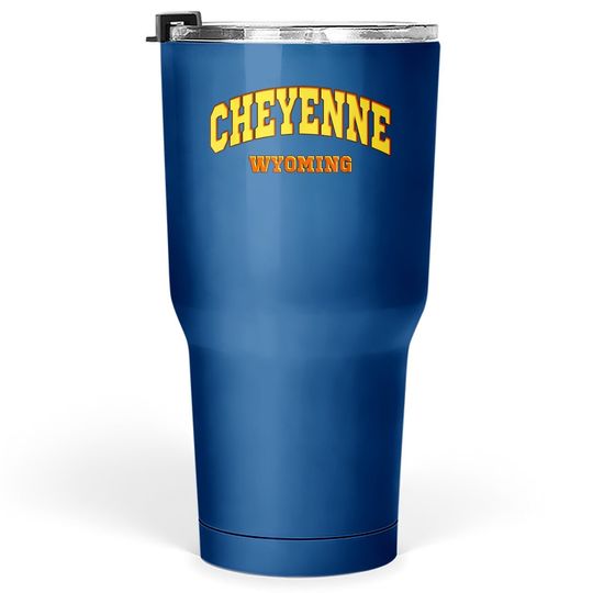 Cheyenne State Of Wyoming Tumbler 30 Oz