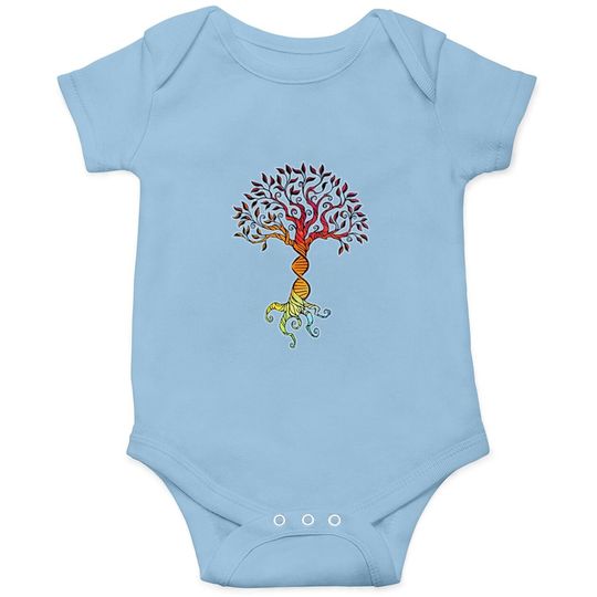 Cool Dna Tree | Funny Plant Genealogy Student Lover Gift Baby Bodysuit