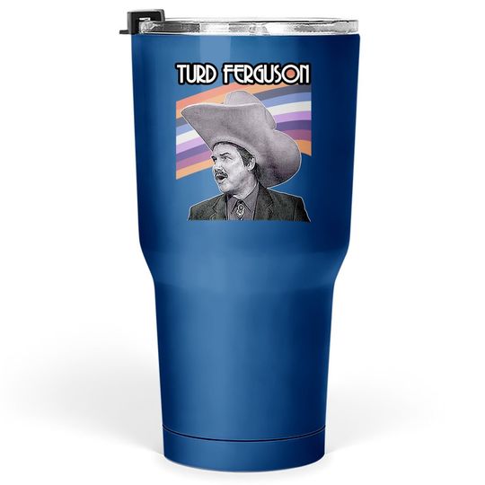 Turd Ferguson Celebrity Jeopardy Retro Tumbler 30 Oz