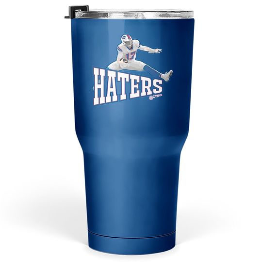 Josh Allen Jumping Over The Haters Tumbler 30 Oz