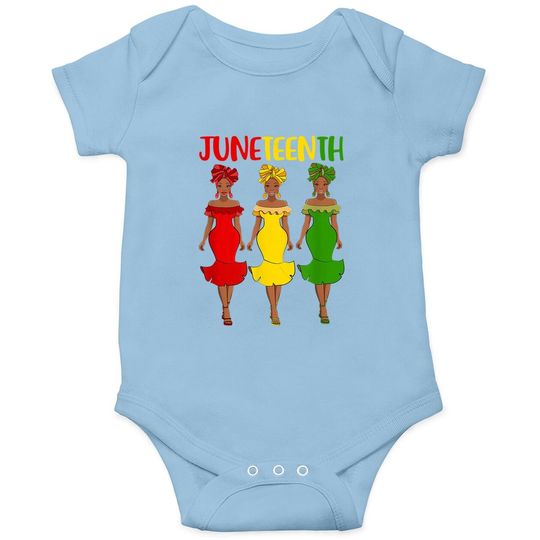 Juneteenth Melanin Black Baby Bodysuit