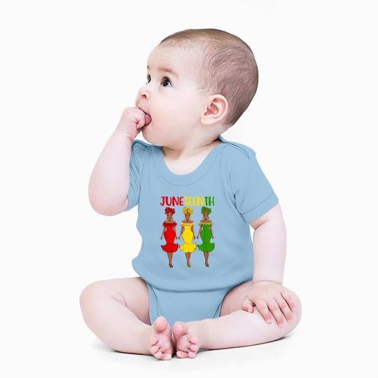 Juneteenth Melanin Black Baby Bodysuit