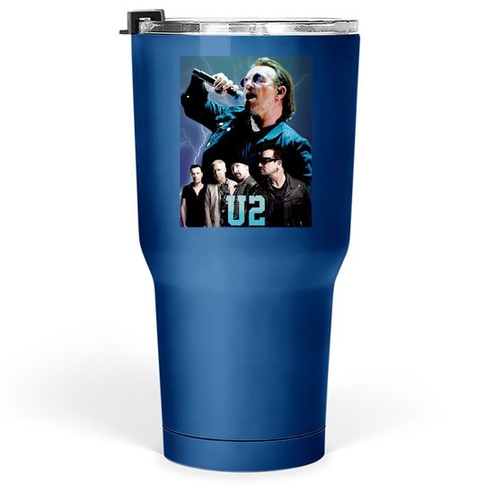 Vintage Style U2 Rock Tumbler 30 Oz
