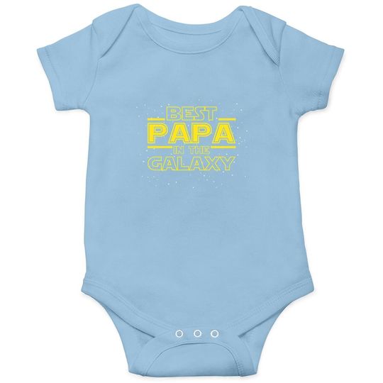 Baby Bodysuit Best Papa In The Galaxy