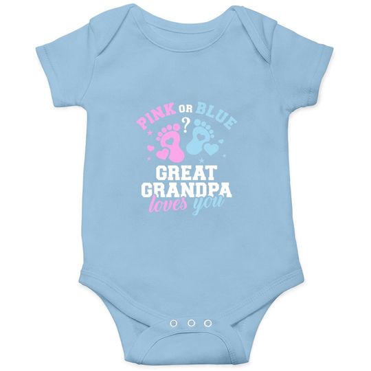 Gender Reveal Great Grandpa Baby Bodysuit