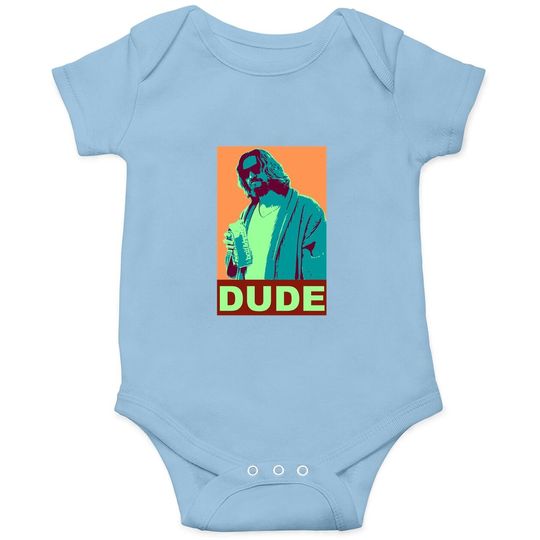 The Big Lebowski Dude Propaganda Baby Bodysuit