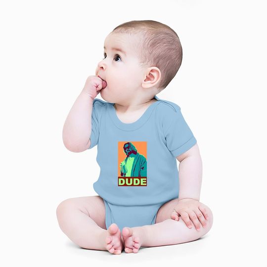 The Big Lebowski Dude Propaganda Baby Bodysuit