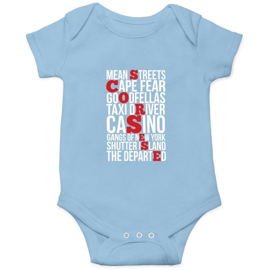 Goodfellas Martin Scorsese Baby Bodysuit