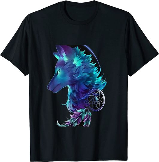 Dreamcatcher wolf T-Shirts