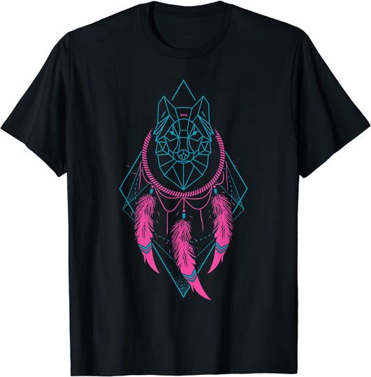 Dreamcatcher wolf T-Shirts