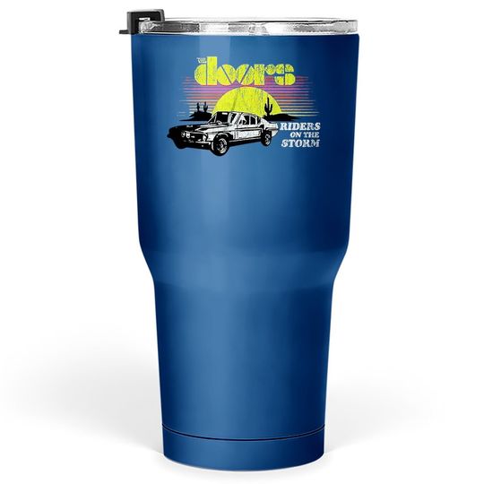 The Doors Riders On The Storm Distressed Tumbler 30 Oz
