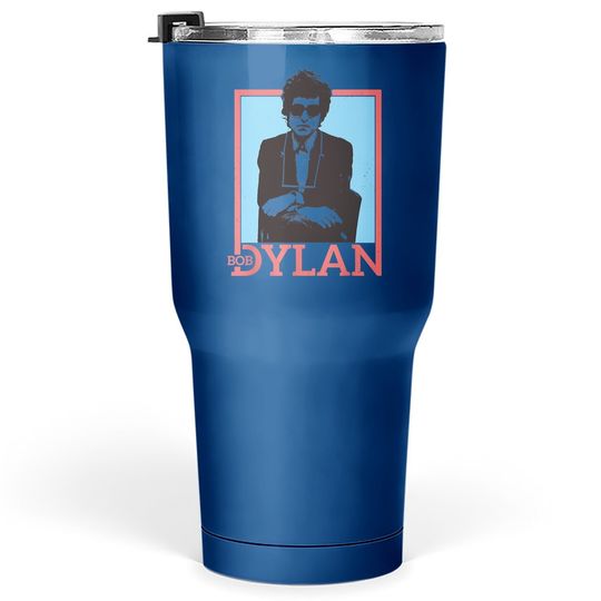 Bob Dylan Outline ly Licensed Tumbler 30 Oz