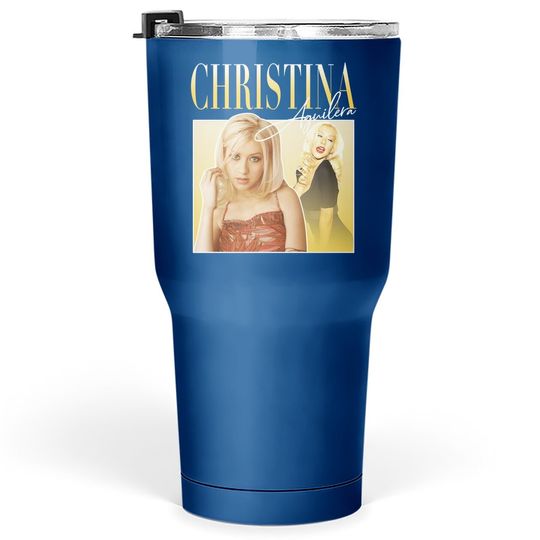 Christina Aguilera Vintage Tumbler 30 Oz