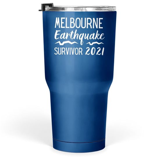 Melbourne Earthquake Tumbler 30 Oz