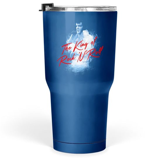 King Of Rock Elvis Presley Tumbler 30 Oz