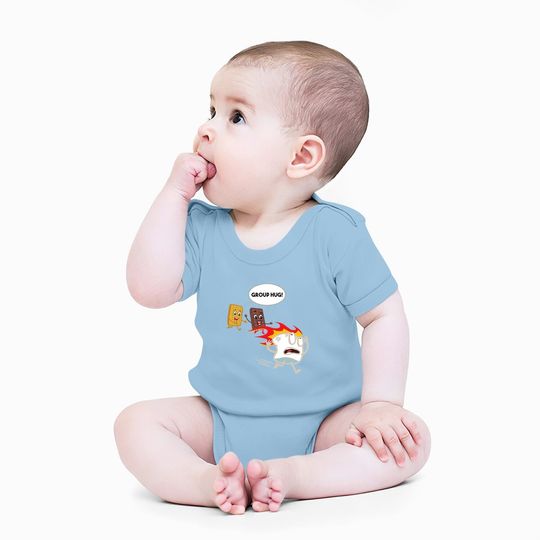 Smores S'mores Marshmallow Camping Roasting Bonfire Baby Bodysuit