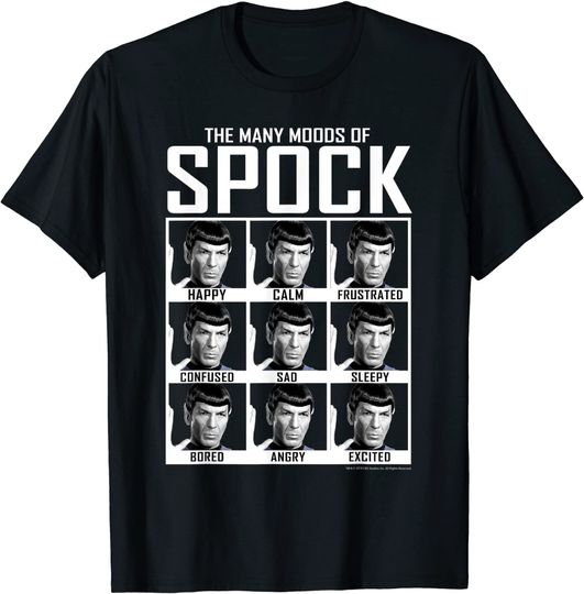 Star Trek Original Series Moods of Spock T-Shirt