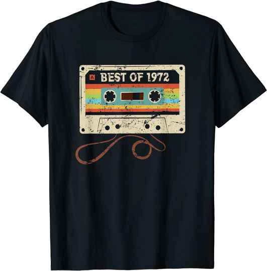 Best of 1972 Funny Vintage 49th Birthday Gift for Men Women T-Shirt
