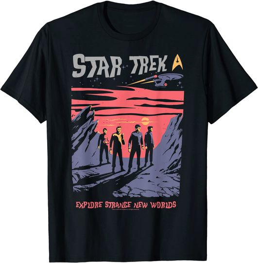 Star Trek Explore Strange New Worlds Fan Art T-Shirt