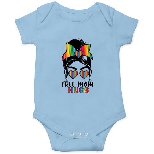 Free Mom Hugs Baby Bodysuit