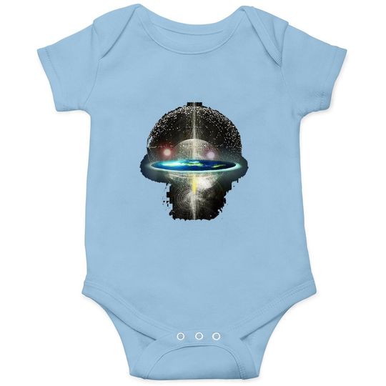 Flat Earth Baby Bodysuit